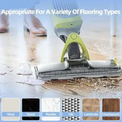 18 st VACMOP Pro Ersättningsmoppdynor för VACMOP Hårt Golvdammsugare för Vacmop Pro VM252 VM251