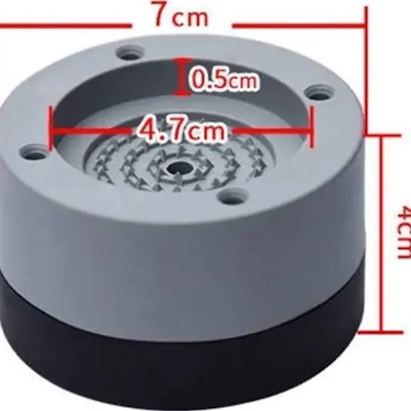 4 st Vibrationsdämpare, Universell Vibrationsdämpare, Tvättmaskin