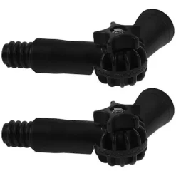 2 st Vinkeladapter Stångförlängning Gångjärnstips Universal Moppstång Tillbehör Vinkeladapter För Fönsterputsborste Valfri Standardgängad Spets Black 13.50X5.20X3.50CM | Fyndiq