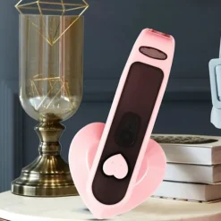 1 styck (Rosa) Bärbar Mini Strykjärn, Handhållen Ångstrykjärn,
