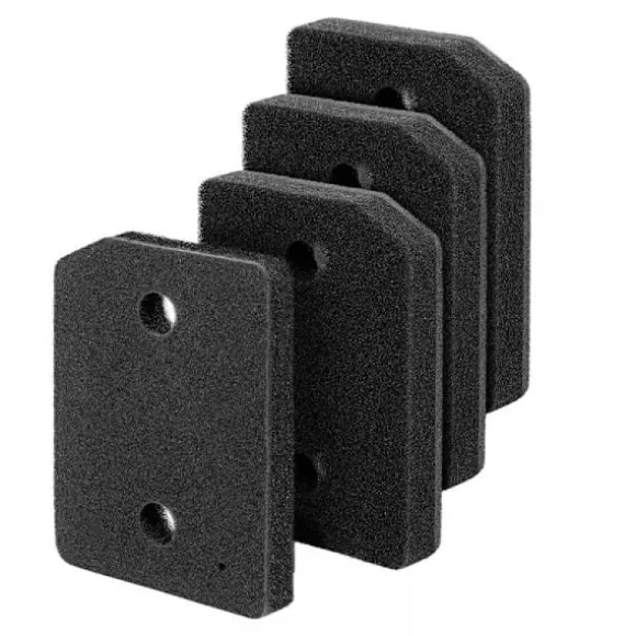 4 stycken filter Kompatibla med Miele T1-serien torktumlare 9164761 reservdel torktumlare fin/grov 207 x 157 x 30 mm tumbl
