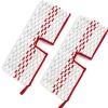 2 stycken för att passa O-ceder mopphuvud röd Mikrofiber roterande ersättningsmoppduk