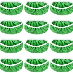 12 Stycken Våtrengöringsdukar för Swiffer, Återanvändbara Gröna Korall Sammet Våtservetter, Mikrofiber Våt- och Torr-mopp, Lämplig för Alla Typer av Golv (1 | Fyndiq