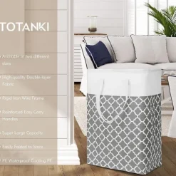 2 tvättkorgar, tvättkorgar