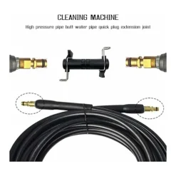 1 x Förlängningsled Adapter Bricka Montering Bricka Montering Högtryckstvätt Vattenslang Kompatibel med Karcher K2 K3 K4 K5 K6 K7