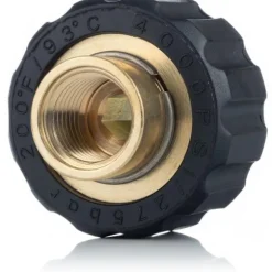 Adapter M22 till 1/4" för Högtryckstvätt – för Anslutning av Tillbehör | Invändig Gänga M22X1,5 och 1/4" | Kompatibel med Kärcher HD HDS