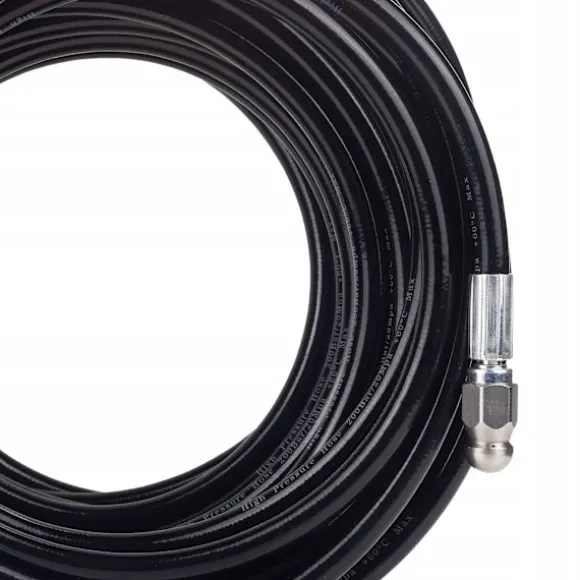 Avloppsrensarslang 40M M22 med Adapter – Högt Tryck | Flexibel | Kompatibel med Karcher K2, K4, HD