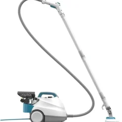 BLACK+DECKER - BHSMP2314-QS - Multifunktions slädångrengörare 2300W - Tank: 1,2L - Kabel: 8m - 14 tillbehör Vit, blå, grå