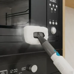 BLACK+DECKER - BHSMP2314-QS - Multifunktions slädångrengörare 2300W - Tank: 1,2L - Kabel: 8m - 14 tillbehör Vit, blå, grå