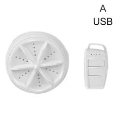Bärbar tvättmaskin Mini Turbo USB driven Tar bort smutstvättmaskin Tvättmaskin för resor hem USB Plug Type B