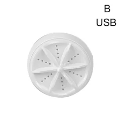 Bärbar tvättmaskin Mini Turbo USB driven Tar bort smutstvättmaskin Tvättmaskin för resor hem USB Plug Type B
