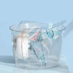 [CA] Mini Bärbar Tvättmaskin (Vit), Portabel Tvättmaskin för Kläder, Sminkborstar, Frukt och Grönsaker