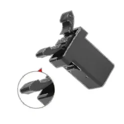 [CA] 2x Ersättningsspärr för Brabantia, kompatibel Touch Lid Bin Clip Lås Reservdel Reparationslås Clip Ersättningslås Spärr Soptunna