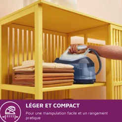 Centralkompressor - PHILIPS - PSG6042/20 - PerfectCare Compact Serie 6000 - 8 bar - 1,8L - Blå Blå