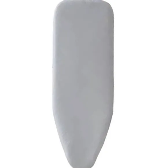 110*34cm Dragsko Strykbrädesöverdrag Bekvämt Universal Bomullsöverdrag Fläckbeständigt Tjockt Skyddande Brännskydd_YF Anti Hot Silver