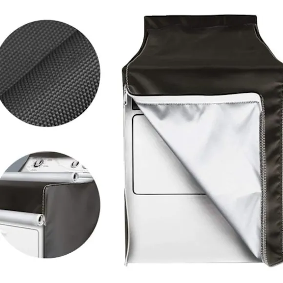 Cover, cover, cover, slitstarkt tjockt tyg, design med 2 dragkedjor, lätt att använda. Passar de flesta topp- eller frontlastskrubber Dr