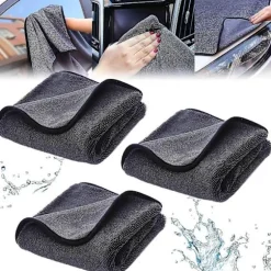 DB 3 st Glänsande Bad Xxl Torkhandduk, Glänsande Torkdukar Bad Torkhandduk -Q192 3Pcs 40 x 40cm