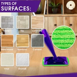 3-delad Anpassningsbar Swiffer WetJet Platt Klibbig Snap Mog Set 12 Tum