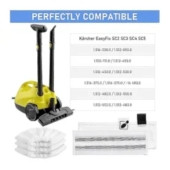 12-delars Mikrofiberdukset, Tillbehör Kompatibelt För Rengörare Easyfix Sc2 Sc3 Sc4 Sc5