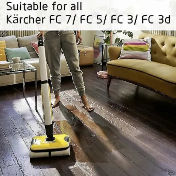 8-delars set med rullar för Fc7 Fc5 Fc3 Fc3d elektrisk golvrengörare 2.055-007.0 / 2.055-006.0(hy)