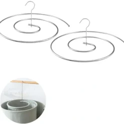 /EA/ 2 st spiralhängare för lakan, hängande torkställ för täcken, Mu