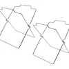 /EA/ Hopfällbar köksavfallspåsehållare - Bärbar metallisk papperskorg, f