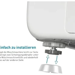 /EA/4 st Anti-vibrationsgummifötter för tvättmaskin