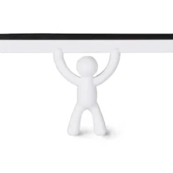 /EA/UMBRA Buddy Rakel. Buddy duschskrapa, vit färg, storlek 26,7x15,9x5,1cm