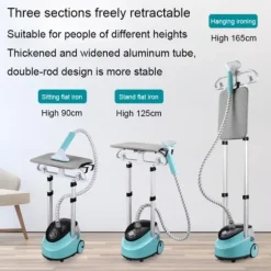 Elektrisk Plagg Steamer 10 Gears Justerbar Handhållen Platt Ånga Strykning Maskin