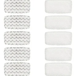 Ersättningsdynor för Bissell Symphony Pet Dammsugare och Ångmopp 1132 1543 1652 Serien 1252 1543A 1543 [DB] White