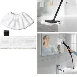 Ersättningsångmoppduk för Karcher Easyfix Sc2 Sc3 Sc4 Sc5 Ångtvätt Mikrofiber Golvklump A null none