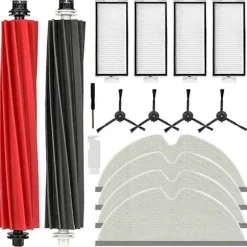 För Roborock Q8 Max/ Q5 Pro Huvudborste Sidoborste Hepa Filter Moppduk 51 plastic