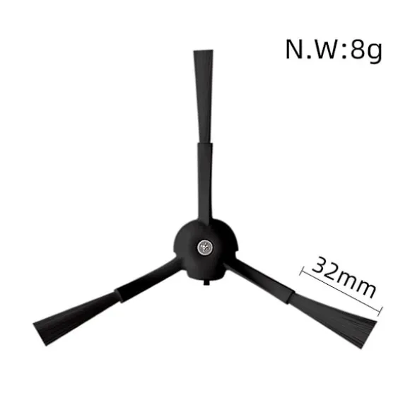 För Roborock S8 / S8+ Robotdammsugare Huvudsida Borstar Hepa Filter Moppduk Tvättbar Tillbehör Set