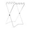 (Färg: Silver) Utomhus soptunnor Utomhus camping soptunna Cr