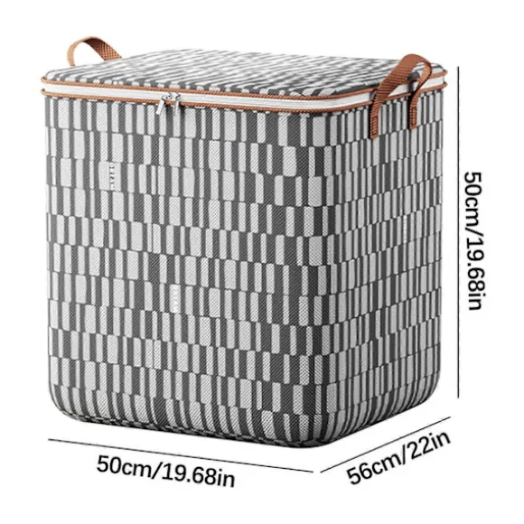 Förvaringsväskor, kraftiga flyttväskor, flyttkartonger, hopfällbara förvaringslådor för förvaring, camping, packning 48*48cm