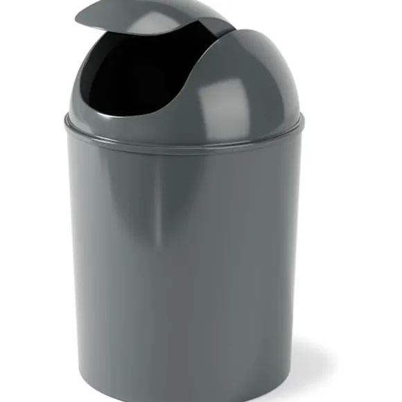 1,25-gallons miniavfallsbehållare med svänglock - Liten soptunna för