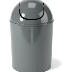 1,25-gallons miniavfallsbehållare med svänglock - Liten soptunna för