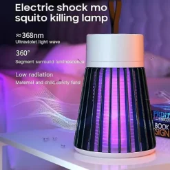 (Grön USB-ström) Elektronisk myggdödarlampa Bärbar strålningsfri USB-uppladdningsbar