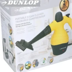 (GUL) Dunlop -12116 - Portabel ångrengörare, 4 bar - 1050 Watt YELLOW