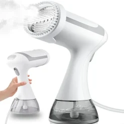 Handhållen Klädångare, 1500W Portabel Klädångare med 300ml Avtagbar Vattentank, Värme Black
