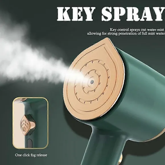 Handhållen Steamer Strykjärn för Kläder Torr & Våt Strykmaskin Klädångare Portabel Rese Tyg Rynkborttagare Snabb Uppvärmning