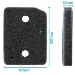 Hett erbjudande till lågt pris! 8 st Skumfilter för torktumlare 9164761 Värmepumpstorktumlare, Svampfiltermatta Kondensor torktumlare L-Glad
