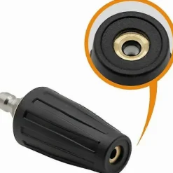 Högtrycks roterande munstycke, 3600 PSI turbo roterande munstycksspetsar, 1/4 snabbkopplings roterande högtryckstvättmunstycken för l