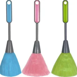 /HH/ 3-pack fluffiga mikrofiber känsliga köksdammar laptop tangentbord borste rengöringsverktyg mini dammvippa (blå, grön, röd)