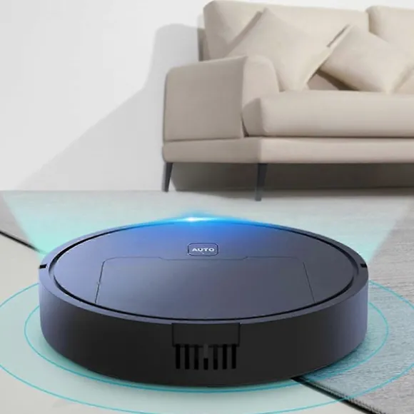 3-i-1 Moppande Robotdammsugare Med Schema Wi-fi/app Självladdande Robotdammsugare Flye242583 (FMY) Black