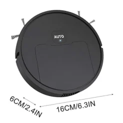 3-i-1 Moppande Robotdammsugare Med Schema Wi-fi/app Självladdande Robotdammsugare Flye242583 (FMY) Black