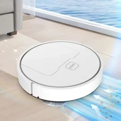 3-i-1 Moppande Robotdammsugare Med Schema Wi-Fi/App Självladdande Robotdammsugare Flye242583 (FMY) White Free Size
