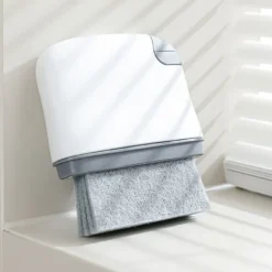 2-i-1 Spårrengöringsborste Uppgraderad Spaltrengörare För Fönsterspår Skjutdörrar Spårrengöringssvamp Light Grey