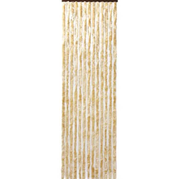 Insektsdraperi beige 118x220 cm chenille