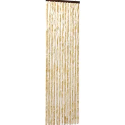 Insektsdraperi beige 118x220 cm chenille